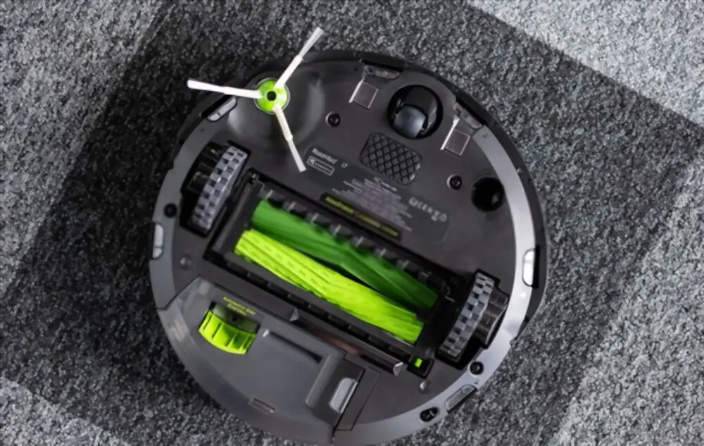 bottom of a roomba