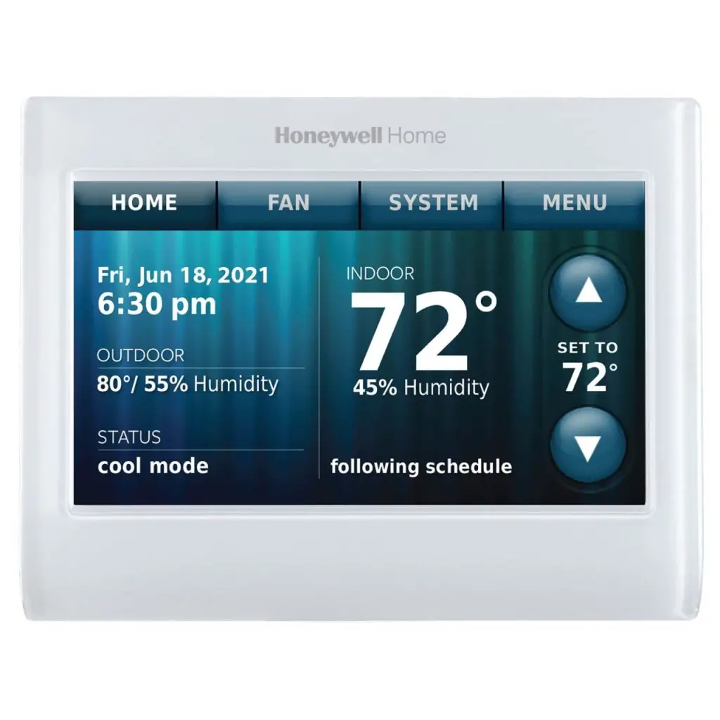 WIFI 9000 COLOR TOUCHSCREEN THERMOSTAT